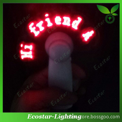New Arrival LED Programmable Message Fans Manufacturer